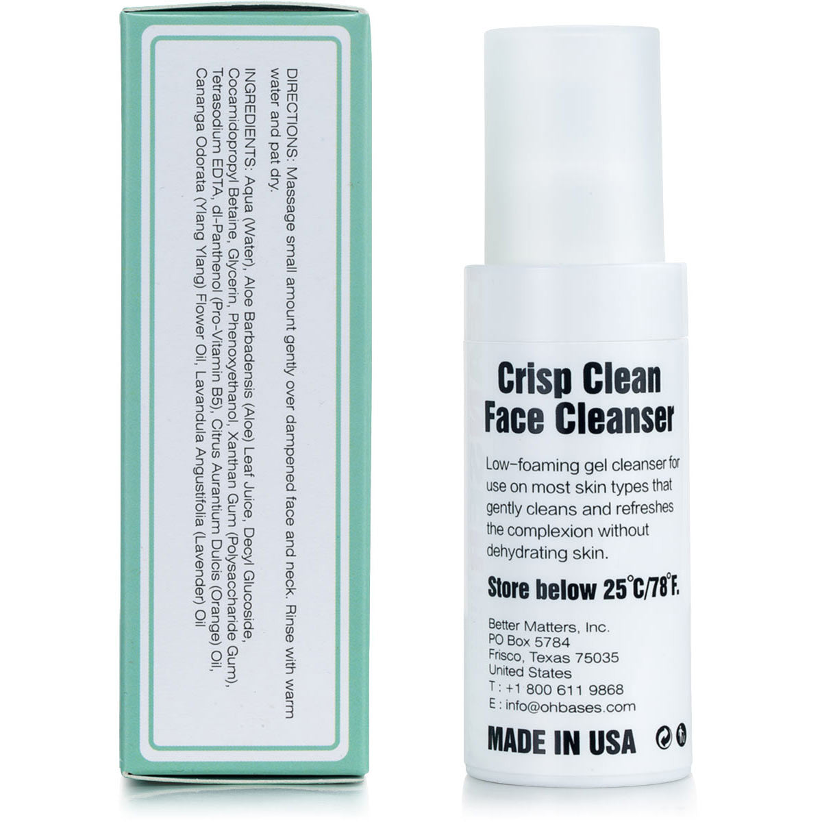 Crisp Clean Face Cleanser - OhBases
