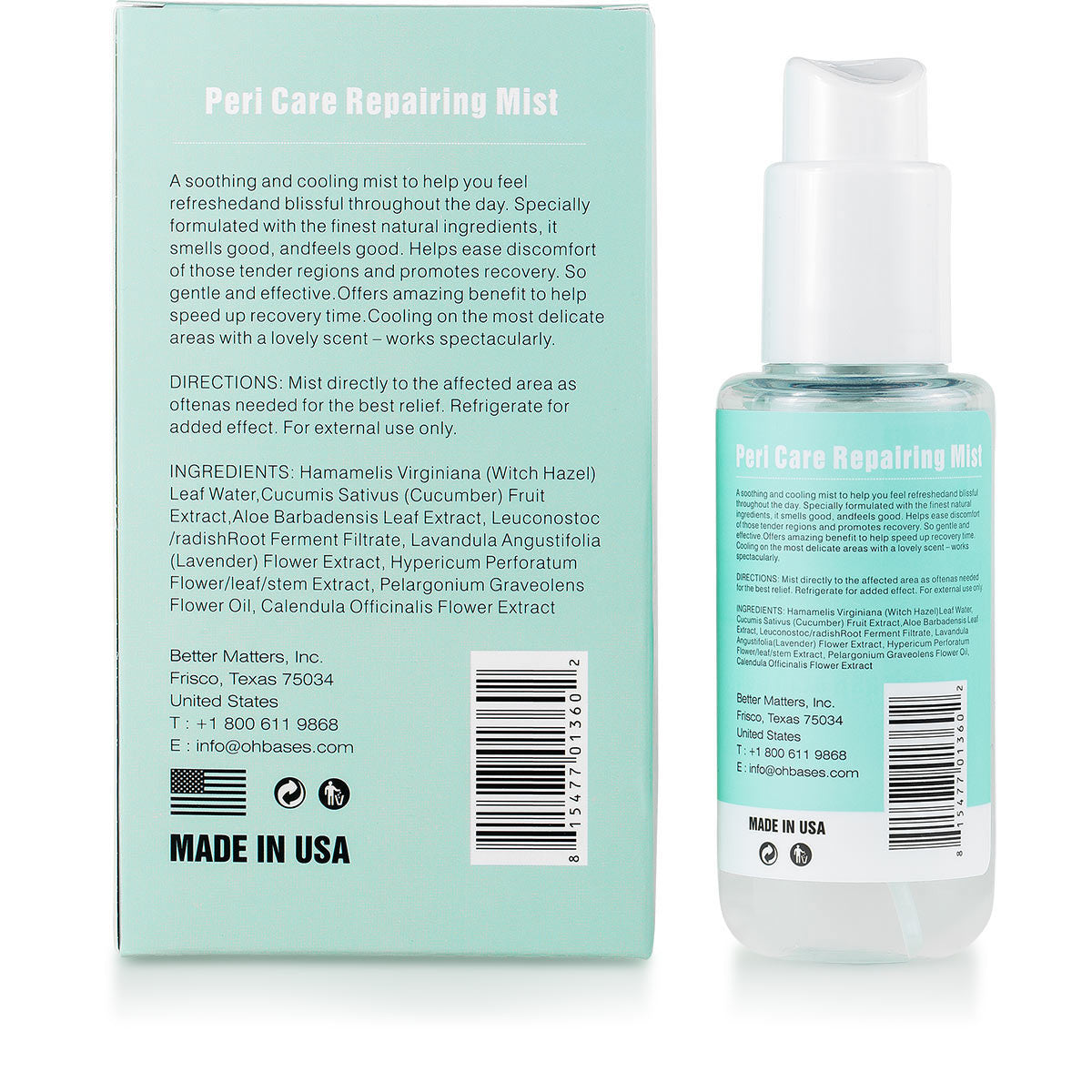 Peri Care Repairing Mist - OhBases